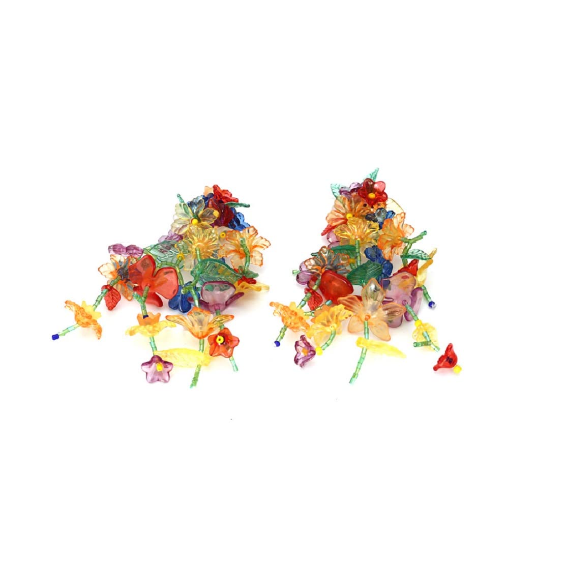 Colourful Statement Floral Earrings