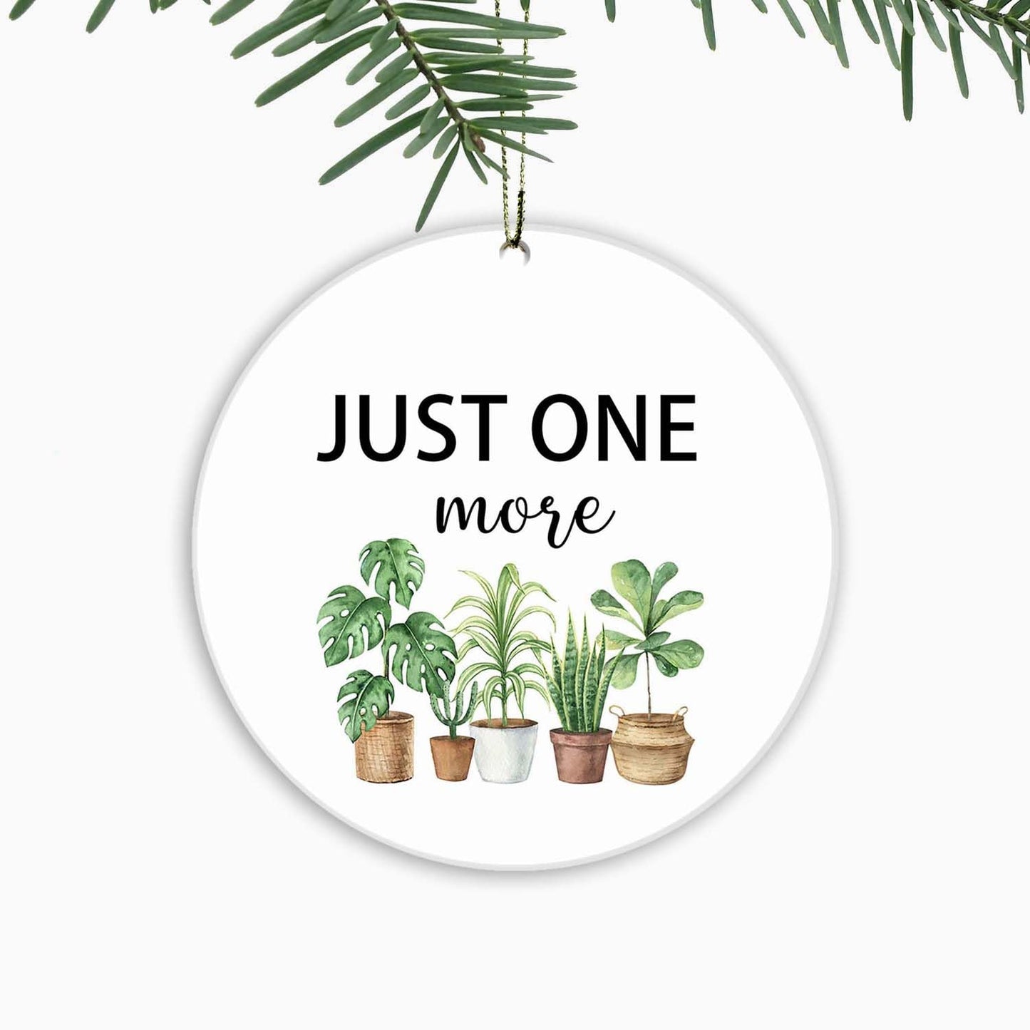 Ceramic Christmas Ornaments for Plant Lovers