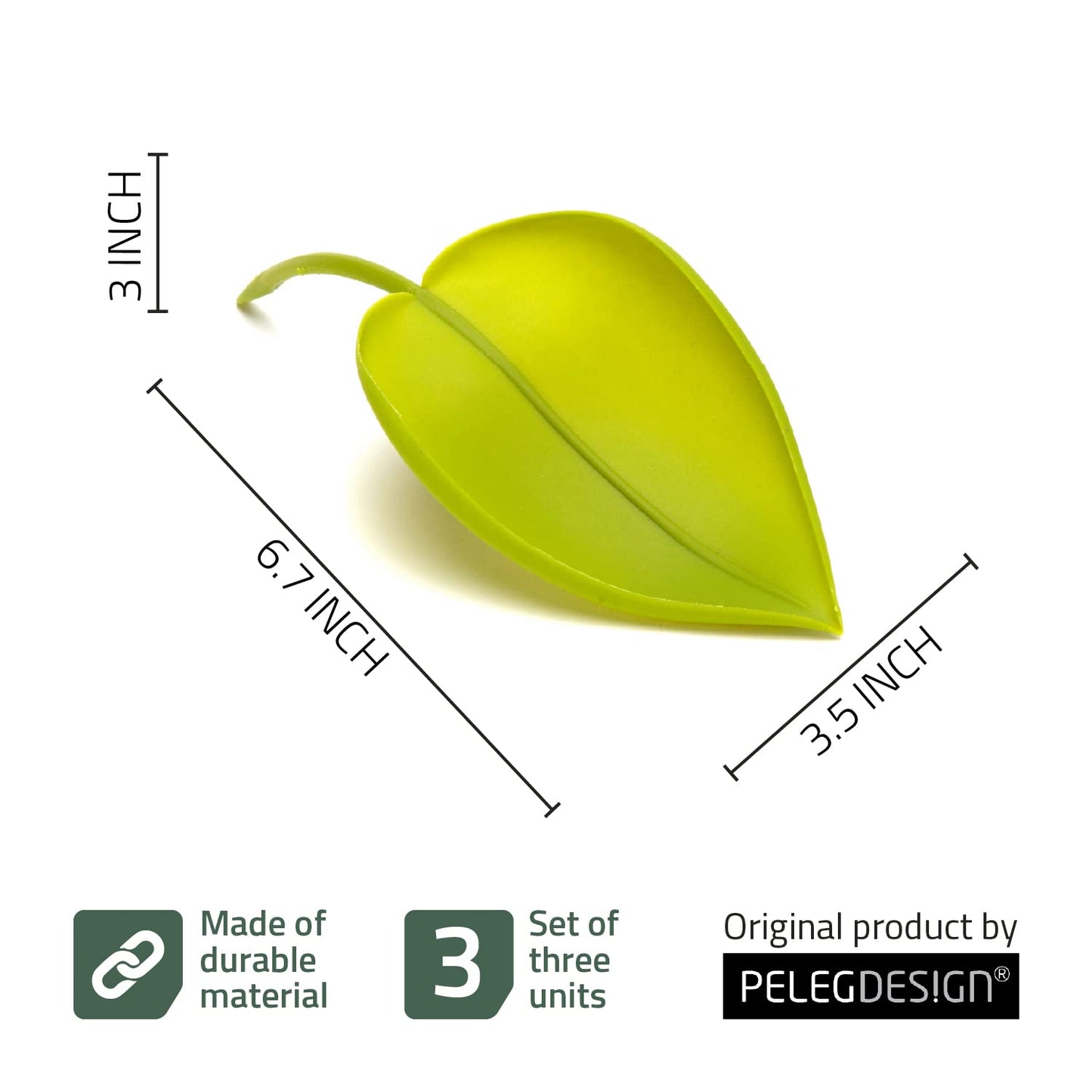 Leaf-Shaped Plant Watering Funnels (Set of 3)