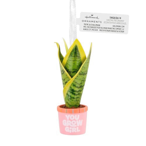 "You Grow Girl" Houseplant Christmas Ornament