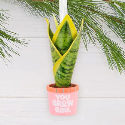 "You Grow Girl" Houseplant Christmas Ornament