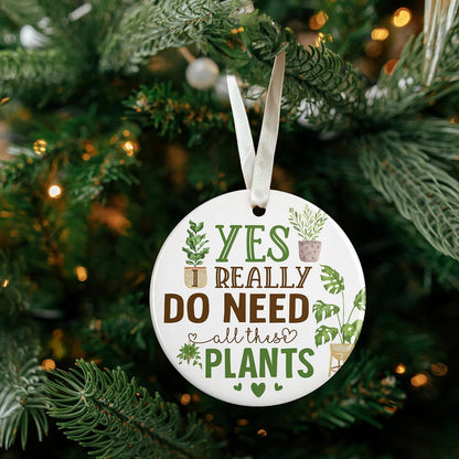 Plant Humour Christmas Ornament - Plant Lovers