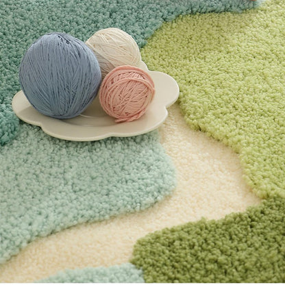 Colorful Nature-Inspired Bath Mat