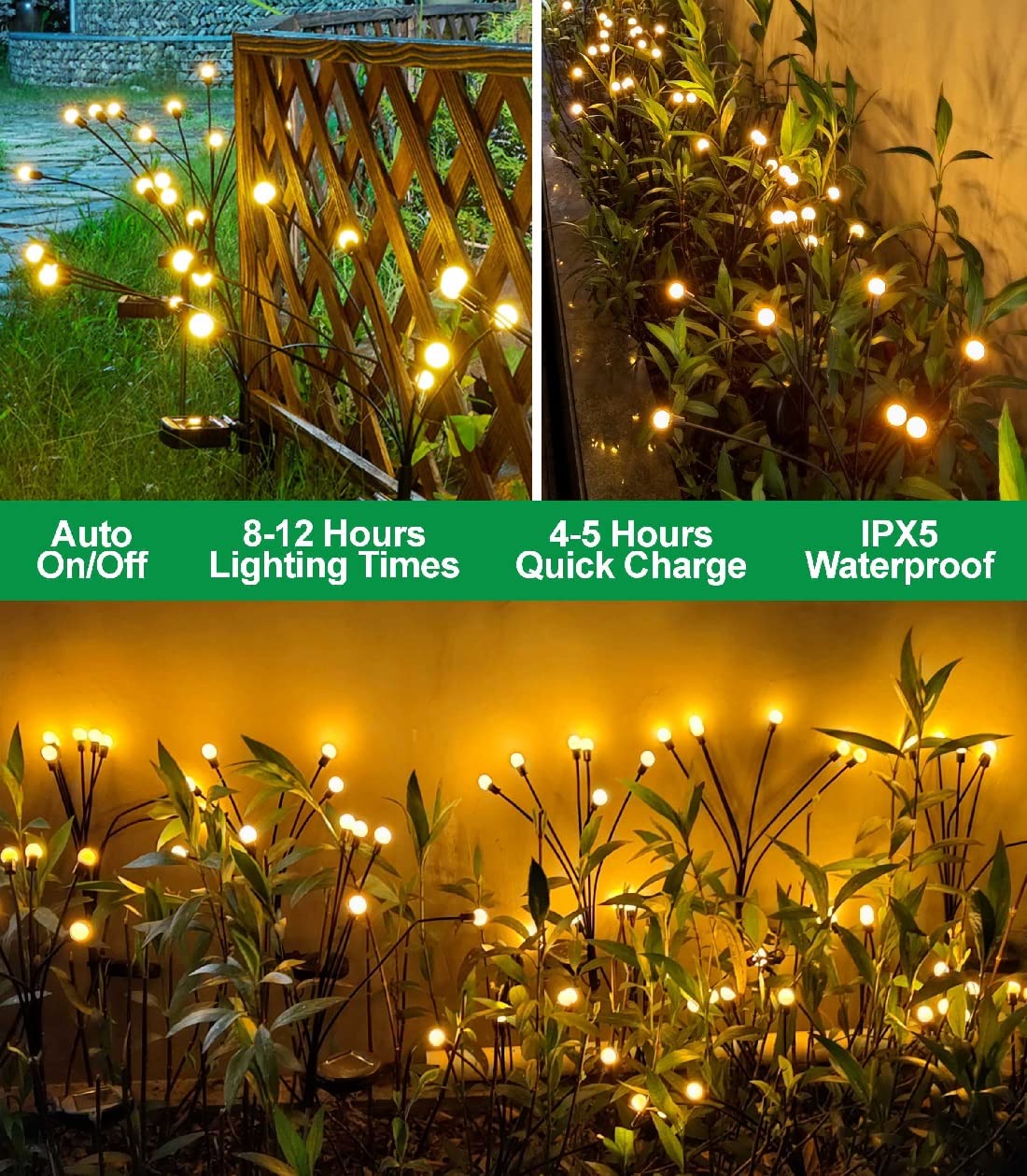 Swaying Solar Firefly Lights