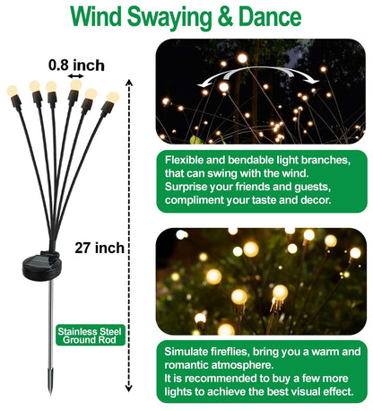 Swaying Solar Firefly Lights