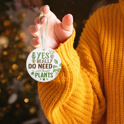 Plant Humour Christmas Ornament - Plant Lovers