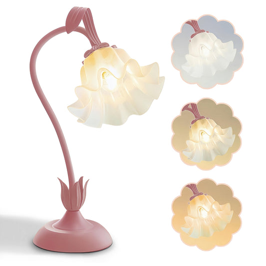 Vintage Flower Lamp