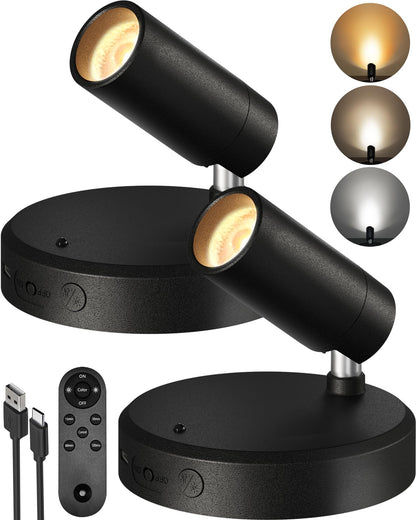 Rechargeable LED Spotlight – Black