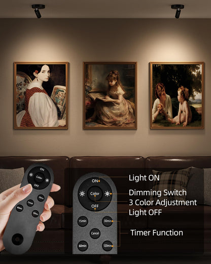 Rechargeable LED Spotlight – Black