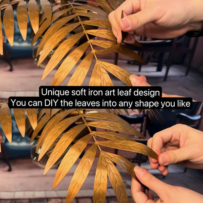 Bronze Palm Chandelier