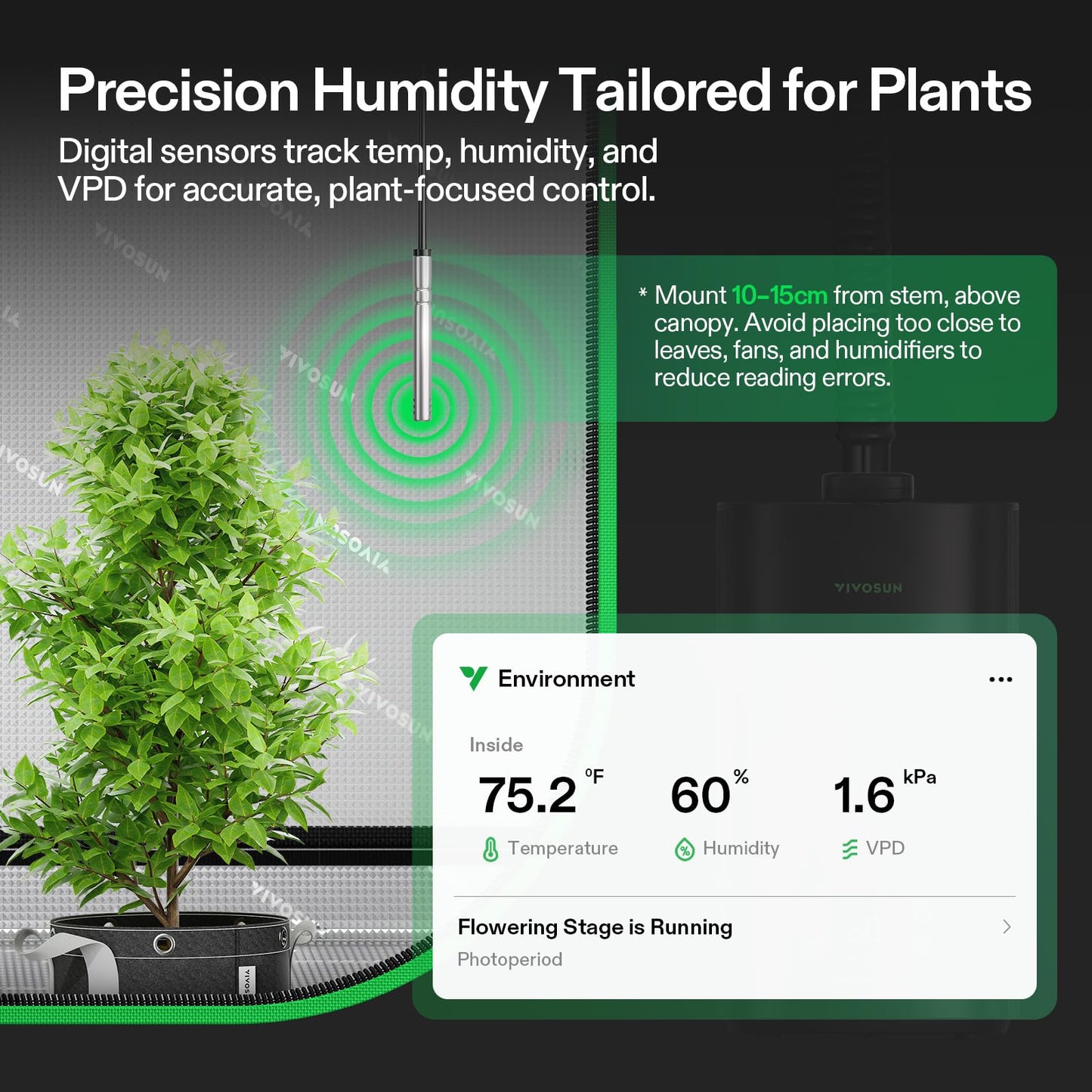 VIVOSUN AeroStream Humidifier 5L