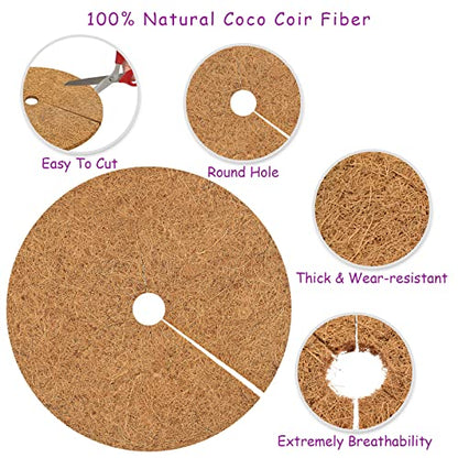 Coconut Fiber Mulch Mat (11.8" - 10 pcs)